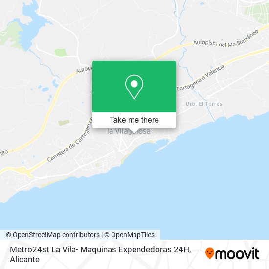 Metro24st La Vila- Máquinas Expendedoras 24H map