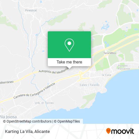 Karting La Vila map