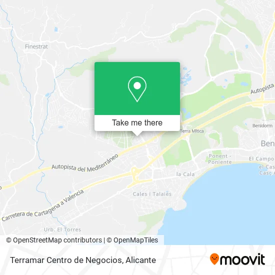 Terramar Centro de Negocios map
