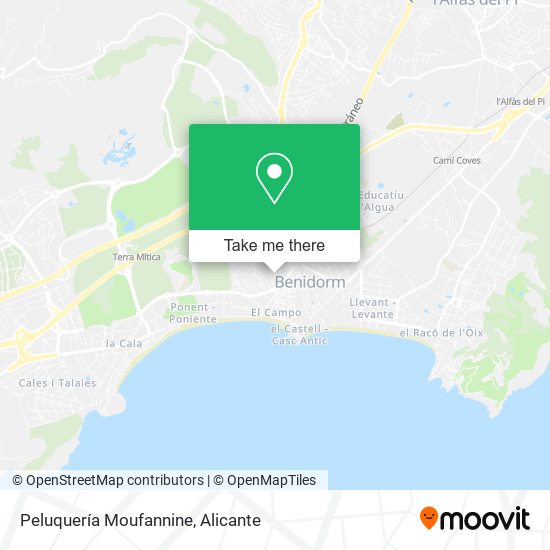 Peluquería Moufannine map