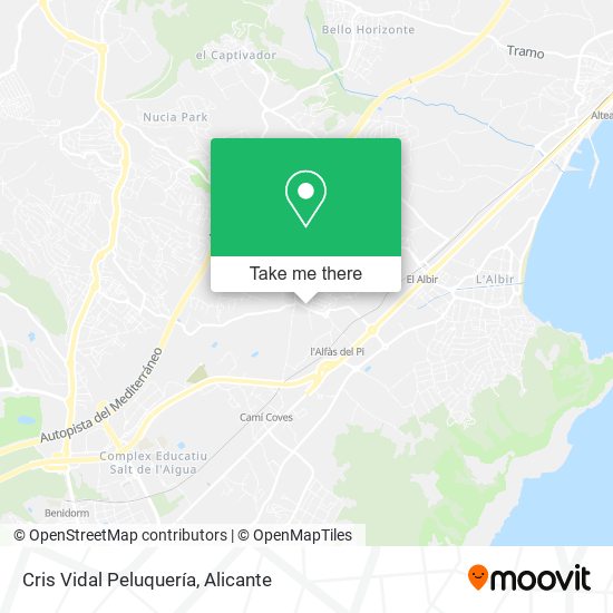 Cris Vidal Peluquería map