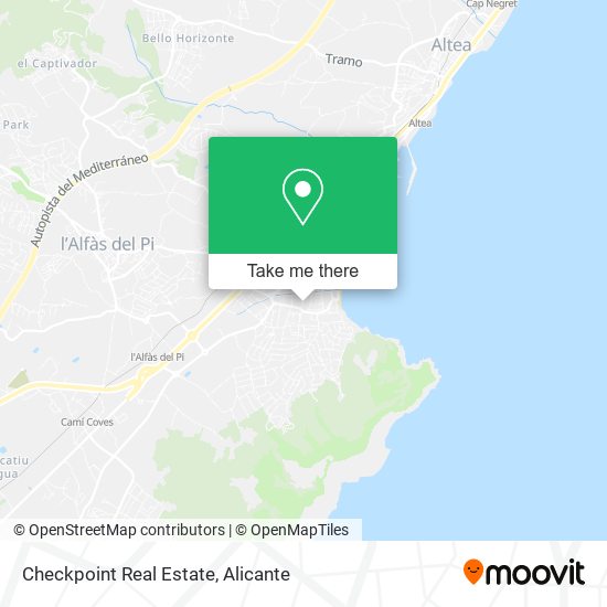 Checkpoint Real Estate map