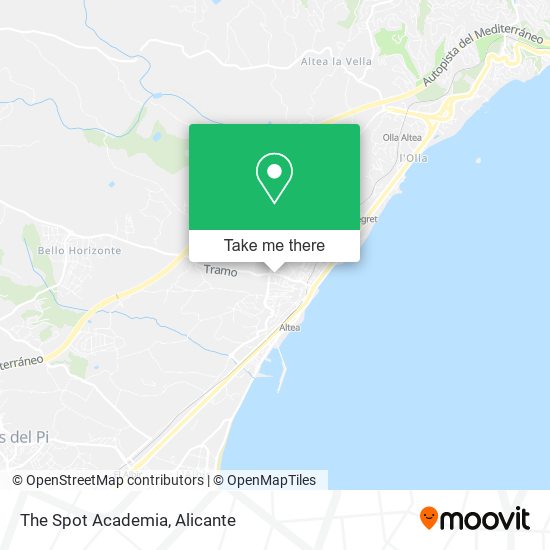 The Spot Academia map