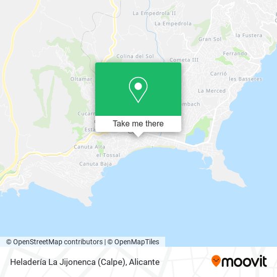 Heladería La Jijonenca (Calpe) map
