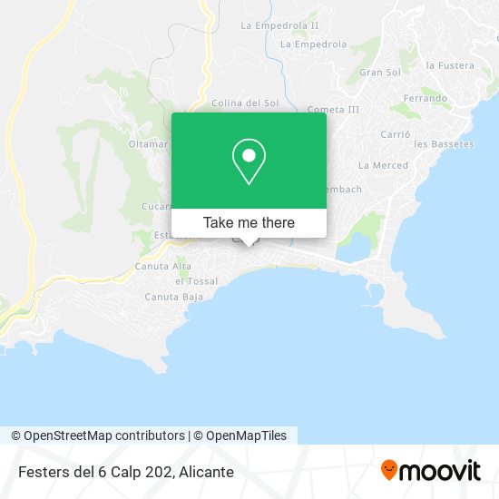 Festers del 6 Calp 202 map