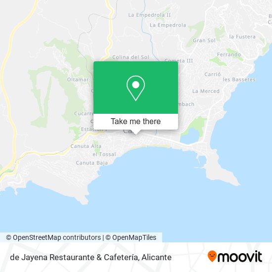 de Jayena Restaurante & Cafetería map