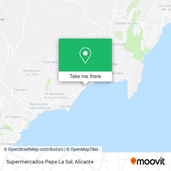 mapa Supermercados Pepe La Sal