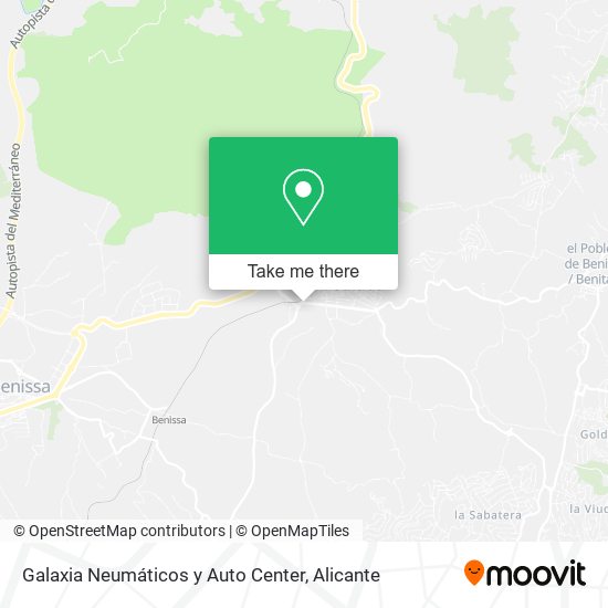 Galaxia Neumáticos y Auto Center map