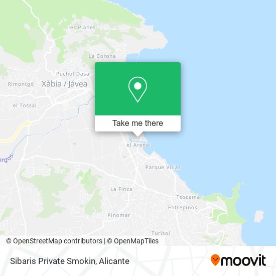 Sibaris Private Smokin map