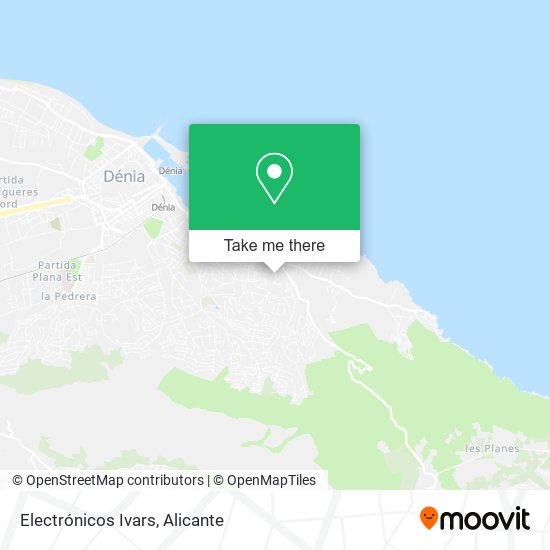 Electrónicos Ivars map