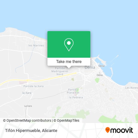 Tifón Hipermueble map