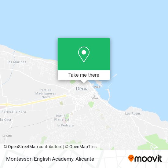 mapa Montessori English Academy