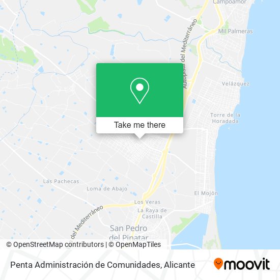 Penta Administración de Comunidades map