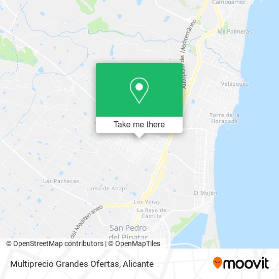 Multiprecio Grandes Ofertas map