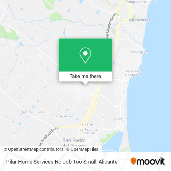 Pilar Home Services No Job Too Small map