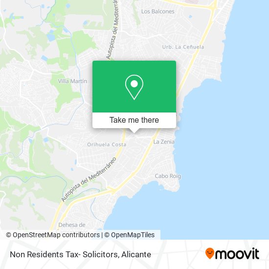 Non Residents Tax- Solicitors map