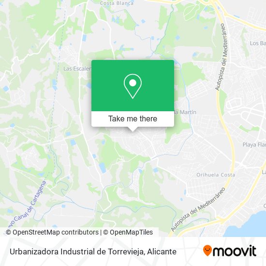 Urbanizadora Industrial de Torrevieja map