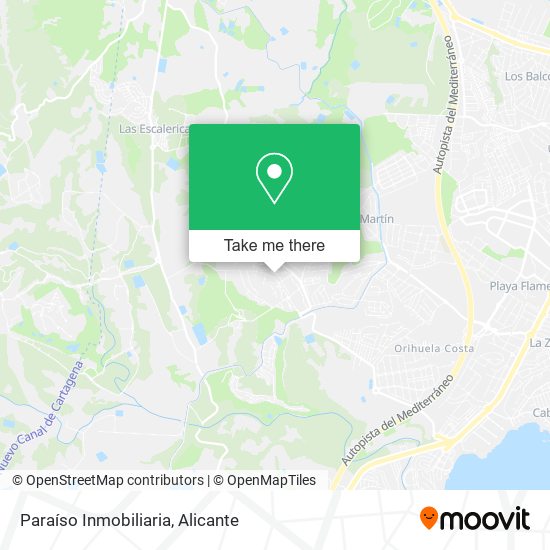 Paraíso Inmobiliaria map