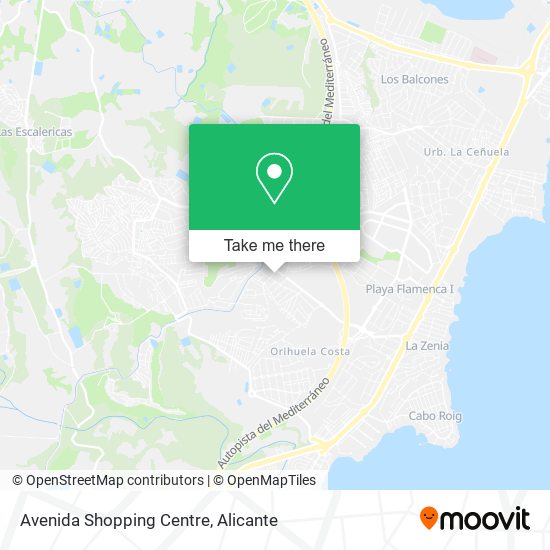Avenida Shopping Centre map