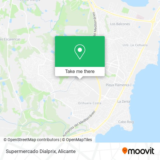 Supermercado Dialprix map