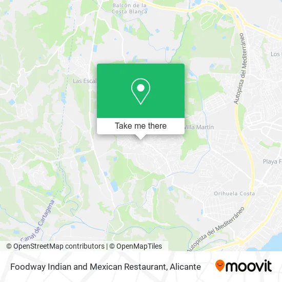 Foodway Indian and Mexican Restaurant map