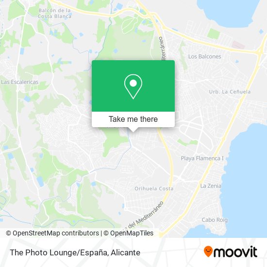 The Photo Lounge/España map