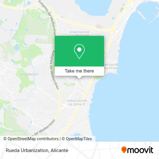Rueda Urbanization map