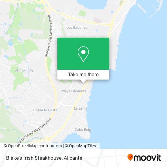Blake's Irish Steakhouse map