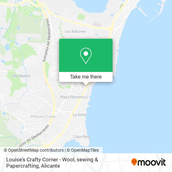 Louise's Crafty Corner - Wool, sewing & Papercrafting map