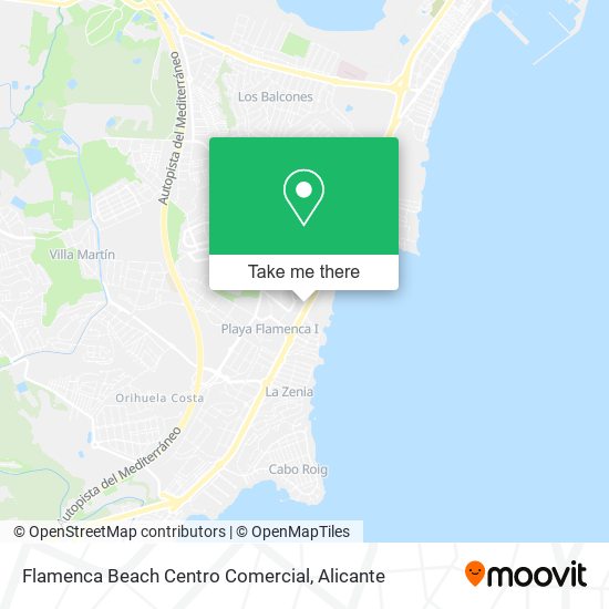 Flamenca Beach Centro Comercial map