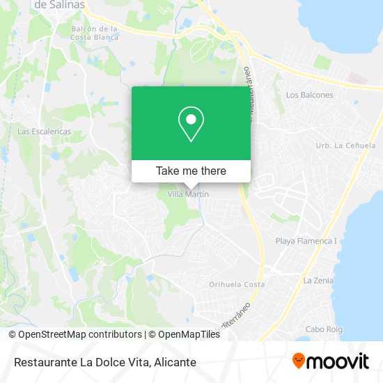 Restaurante La Dolce Vita map