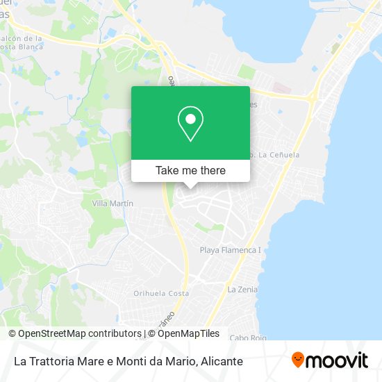 La Trattoria Mare e Monti da Mario map