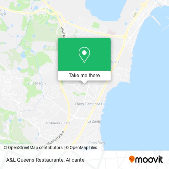 A&L Queens Restaurante map