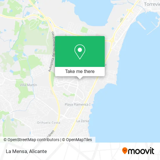La Mensa map