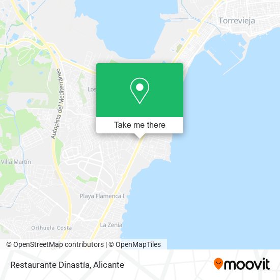 Restaurante Dinastía map