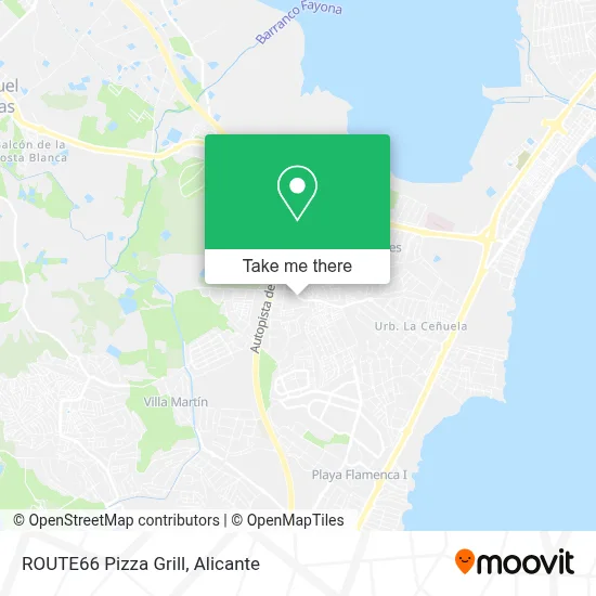 ROUTE66 Pizza Grill map