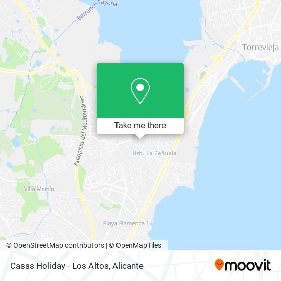 Casas Holiday - Los Altos map