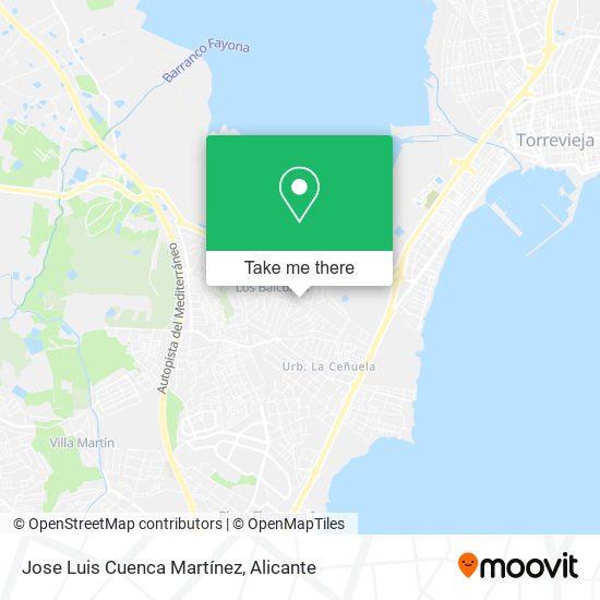 Jose Luis Cuenca Martínez map
