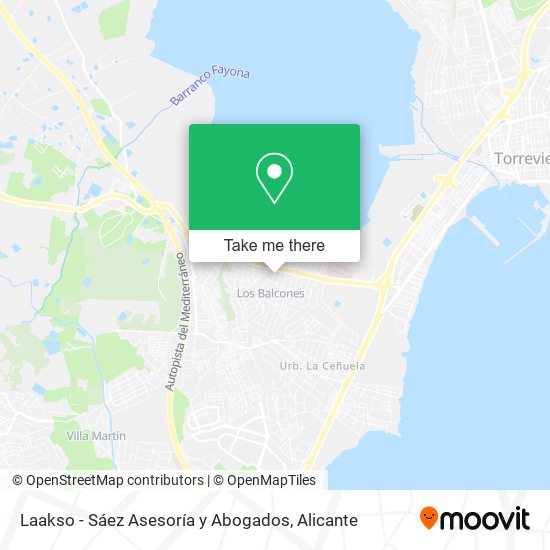 Laakso - Sáez Asesoría y Abogados map