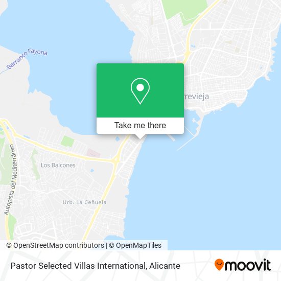 Pastor Selected Villas International map