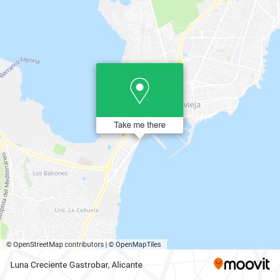 Luna Creciente Gastrobar map