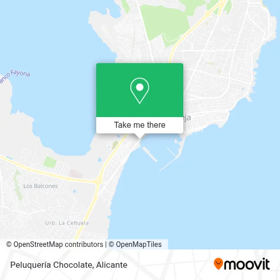 Peluquería Chocolate map