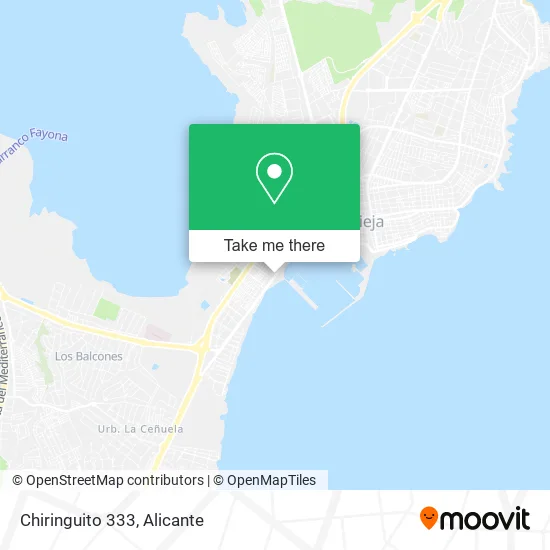 Chiringuito 333 map