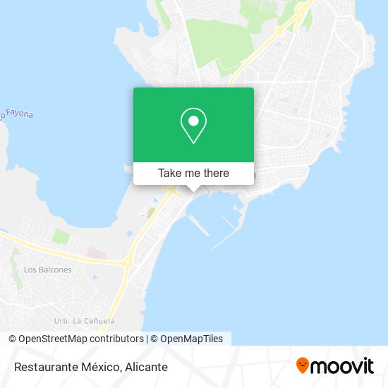 Restaurante México map