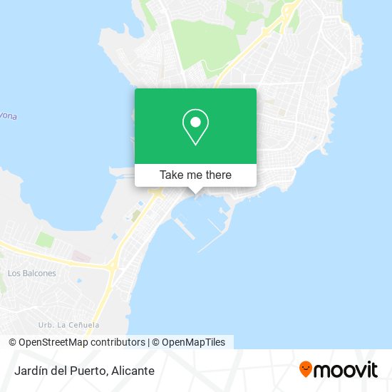 Jardín del Puerto map