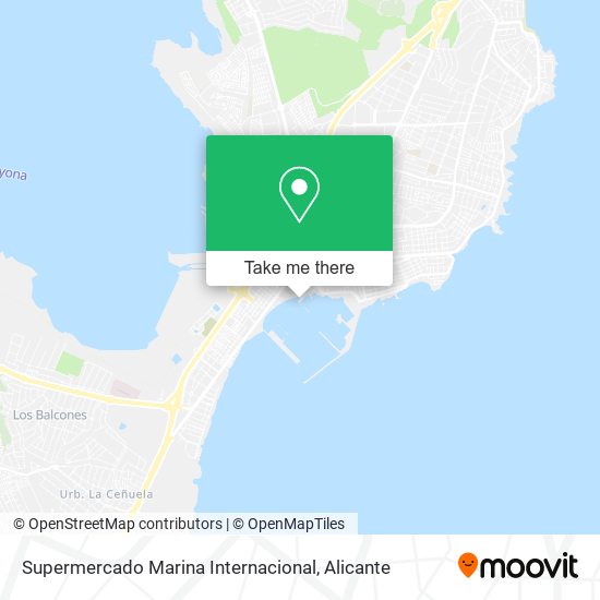 Supermercado Marina Internacional map