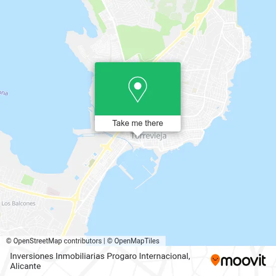 Inversiones Inmobiliarias Progaro Internacional map