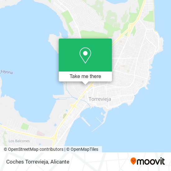 Coches Torrevieja map
