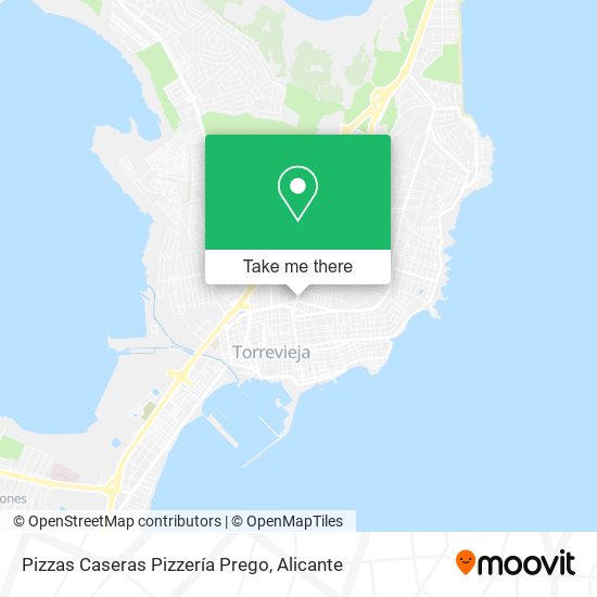 Pizzas Caseras Pizzería Prego map