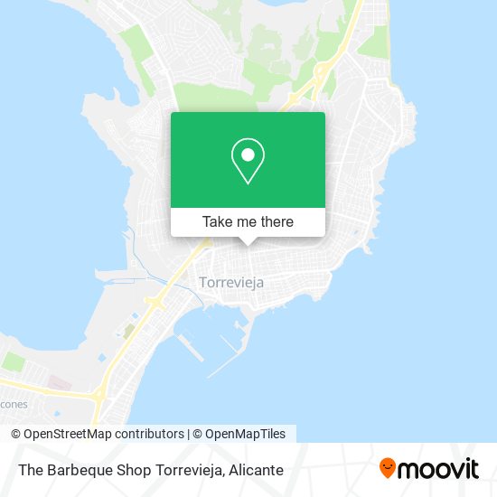 The Barbeque Shop Torrevieja map